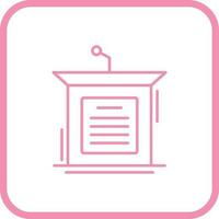 Podium Vector Icon