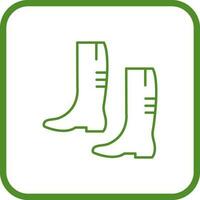 Gardening Boots Vector Icon