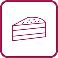 Cake Slice Vector Icon