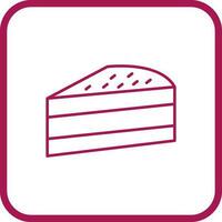 Cake Slice Vector Icon