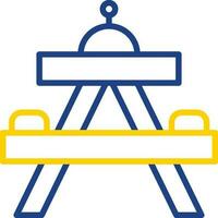 Picnic table Vector Icon Design