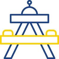 Picnic table Vector Icon Design