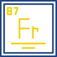 Francium Vector Icon Design