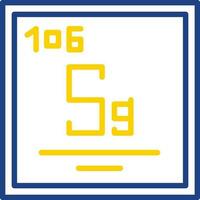 Seaborgium Vector Icon Design