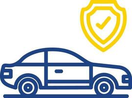 Car insurance Vector Icon Design