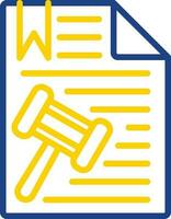 Legal document Vector Icon Design