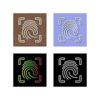 Finger Print Vector Icon