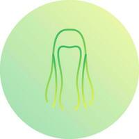 icono de vector de cabello