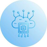 Cloud Computing Vector Icon