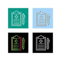 Medical Record Vector Icon