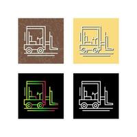 Forklift Vector Icon