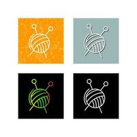 Knitting Vector Icon