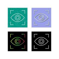 Eye Scan Vector Icon