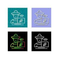 Farmer Vector Icon