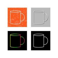 icono de vector de taza de café