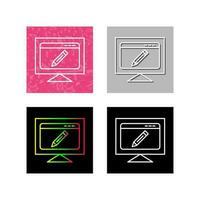 Edit Webpage Vector Icon
