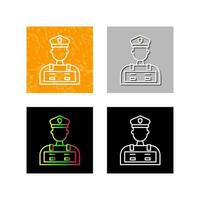 Police Man Vector Icon