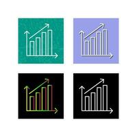 Rising Statistics Vector Icon