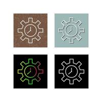 Unique Time Optimization Vector Icon