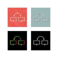 Unique Connected Systems Vector Icon
