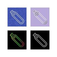 Unique USB Drive Vector Icon