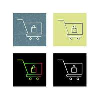 Unique Cart Vector Icon