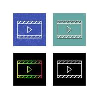 Unique Video and Animation Vector Icon