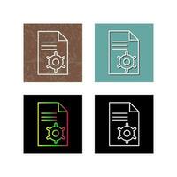 Unique Content Management Vector Icon