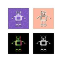 Unique Robot Vector Icon