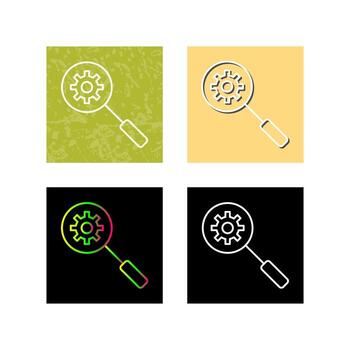 icono de vector de optimización de motor de búsqueda único