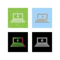 Unique Internet Vector Icon