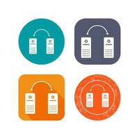 Unique Connected Systems Vector Icon