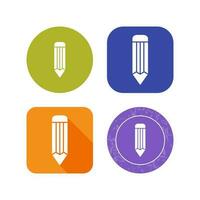 Unique Pencil Vector Icon