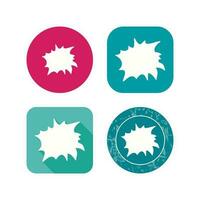 Unique Explosion Vector Icon