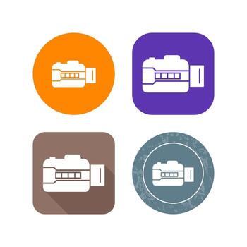Unique Open Camera Vector Icon
