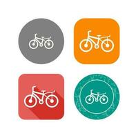 icono de vector de bicicleta