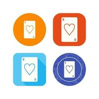 Hearts Card Vector Icon