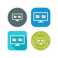 Unique File Sharing Vector Icon