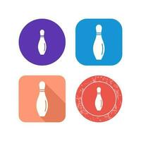 Bowling Pin Vector Icon