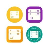 Unique Multiple Cards Vector Icon