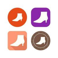 Boots with Heels Vector Icon