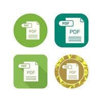 PDF Vector Icon