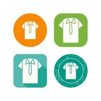 Shirt and Tie Vector Icon