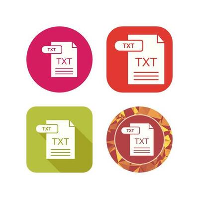 TXT Vector Icon