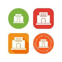 Museum Building Vector Icon