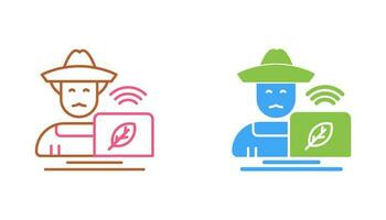 Farmer Vector Icon