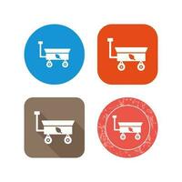 Garden Cart Vector Icon