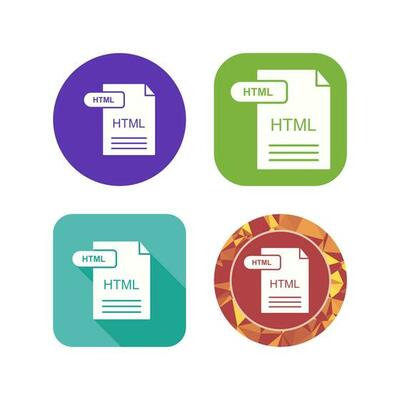 HTML Vector Icon
