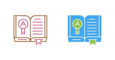 Open Book Vector Icon