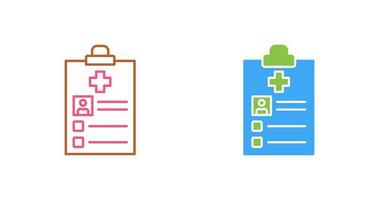 Medical Record Vector Icon